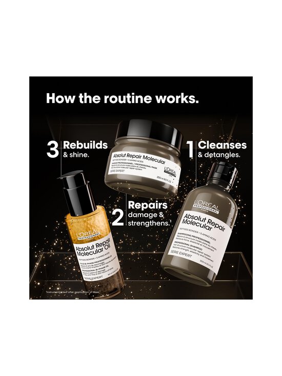 L'Oréal Professionnel - Absolut Repair Molecular matu kopšanas komplekts - NOCOL | Stockmann - photo 3