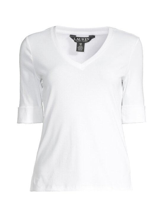 Lauren Ralph Lauren - Judy-trikoopaita - WHITE - photo 1 Lauren Ralph Lauren - Judy-trikoopaita - WHITE | Stockmann - photo 1