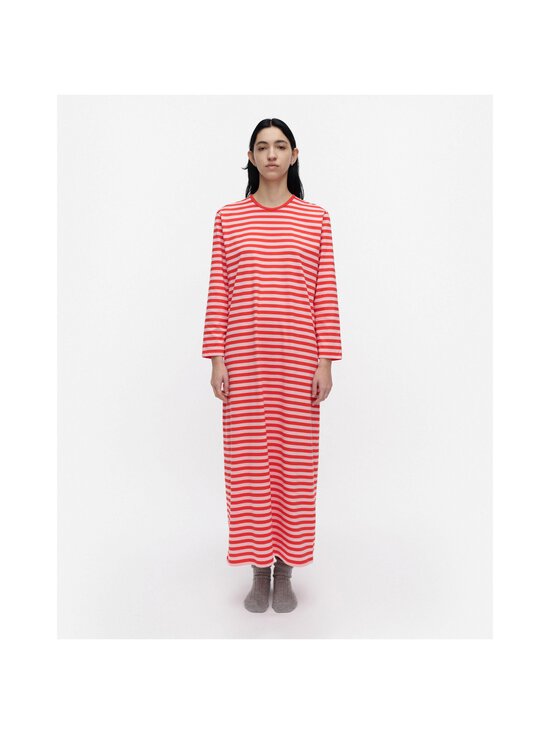Marimekko - Katju Tasaraita -yömekko - 033 RED, LIGHT PINK | Stockmann - photo 2