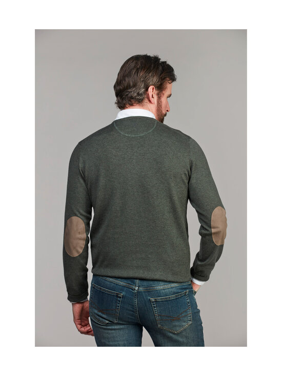 HANSEN&JACOB - Kudum Crew Neck E-Patch - DARK GREEN 57 | Stockmann - photo 2