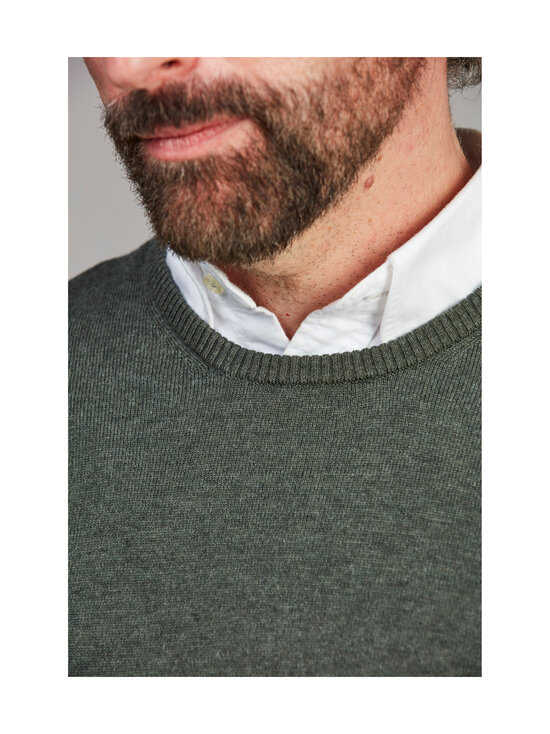HANSEN&JACOB - Kudum Crew Neck E-Patch - DARK GREEN 57 | Stockmann - photo 4