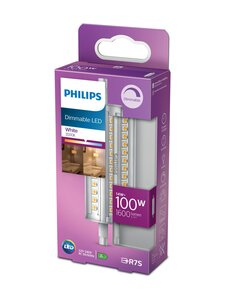Philips - LED Spot 100W R7S Dimming kohtlamp (hämardatav) - WHITE | Stockmann