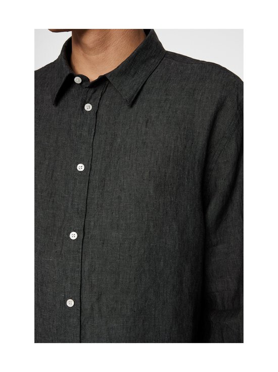J.Lindeberg - Regular Fit Melange lina krekls ar apkakli - 9999 BLACK - photo 6 J.Lindeberg - Regular Fit Melange lina krekls ar apkakli - 9999 BLACK | Stockmann - photo 6