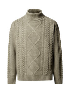 Hackett London - Argyle Rollneck -palmikkoneule - 728 GREEN | Stockmann