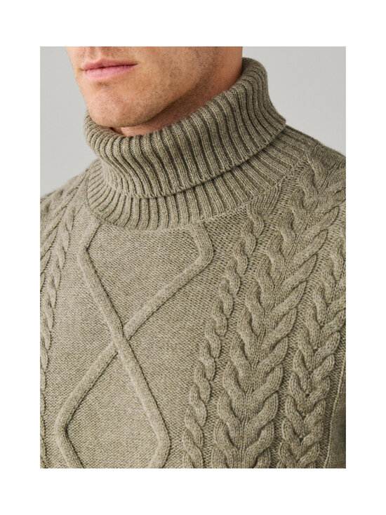 Hackett London - Argyle Rollneck -palmikkoneule - 728 GREEN | Stockmann - photo 7