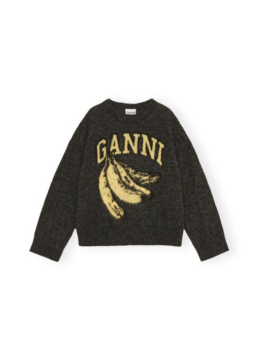 Ganni - Fine Brushed Alpaca Banana Oversized -neule - 252 PHANTOM - photo 1 Ganni - Fine Brushed Alpaca Banana Oversized -neule - 252 PHANTOM | Stockmann - photo 1