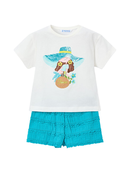 Mayoral - T-paita ja röyhelöshortsit - 74 PACIFIC | Stockmann - photo 1