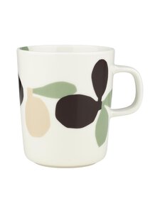 Marimekko - Omppo-muki 2,5 dl - WHITE,SAGE,BLACK BROWN,LINEN | Stockmann