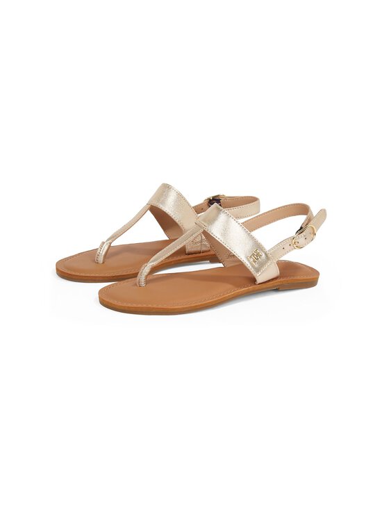 Tommy Hilfiger - Nahast sandaalid Metallic Thong - 0HS GOLD - photo 3 Tommy Hilfiger - Nahast sandaalid Metallic Thong - 0HS GOLD | Stockmann - photo 3