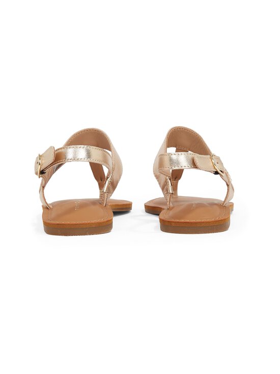 Tommy Hilfiger - Nahast sandaalid Metallic Thong - 0HS GOLD - photo 5 Tommy Hilfiger - Nahast sandaalid Metallic Thong - 0HS GOLD | Stockmann - photo 5