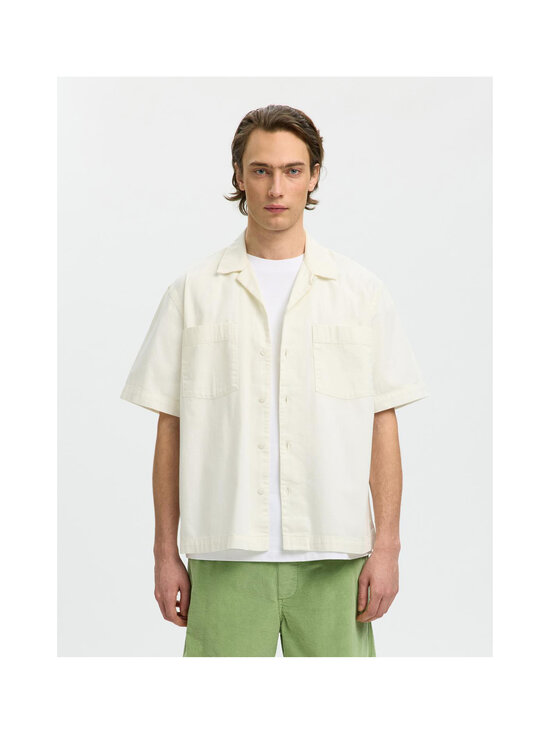 Selected - SlhRelaxCargo Denim Resort -kauluspaita - ECRU | Stockmann - photo 2