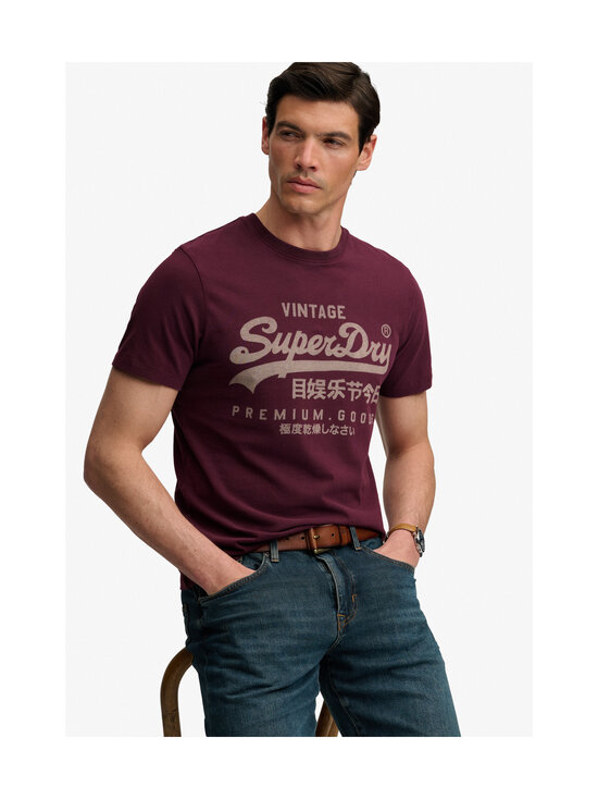 Superdry - Classic t-paita - 1KD PORT RED | Stockmann - photo 4