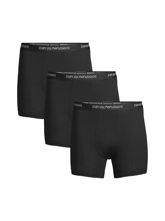 Emporio Armani - Bokserid Core Logo Band, 3 paari - MC061 MC061 BLACK/BLACK/BLACK | Stockmann - photo 1