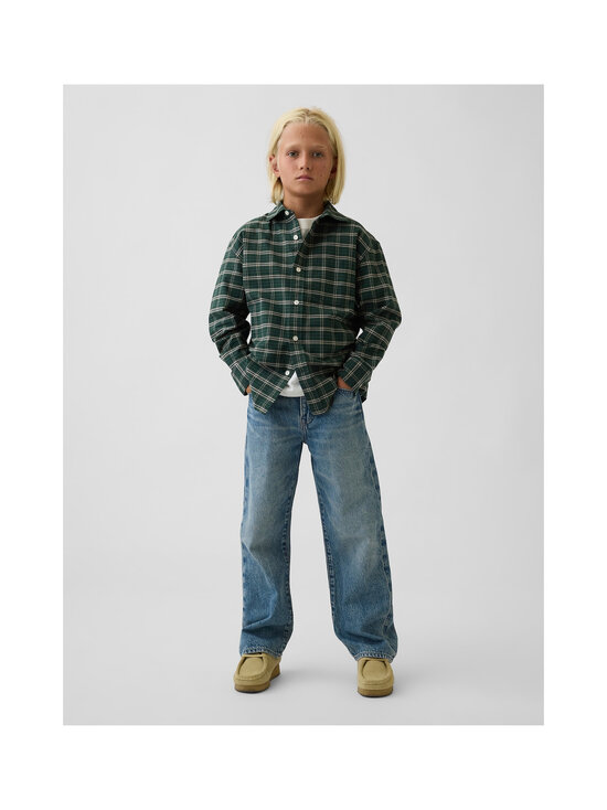 GAP - Triiksärk Relaxed Oxford - GREEN PLAID | Stockmann - photo 2
