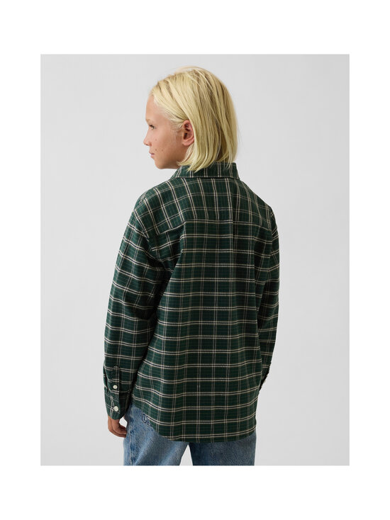 GAP - Triiksärk Relaxed Oxford - GREEN PLAID | Stockmann - photo 4