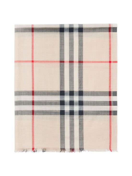 Burberry - Giant Check - villa-silkkihuivi 220 x 70 cm - A5129 STONE CHECK | Stockmann - photo 2
