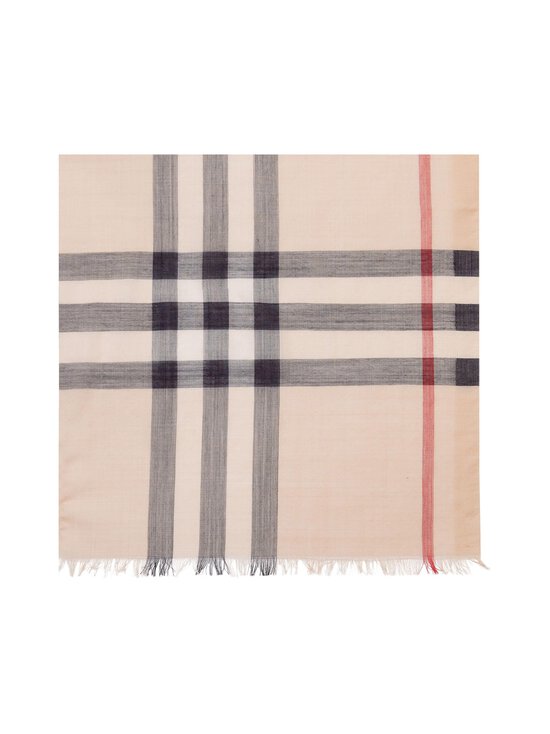 Burberry - Giant Check - villa-silkkihuivi 220 x 70 cm - A5129 STONE CHECK | Stockmann - photo 4
