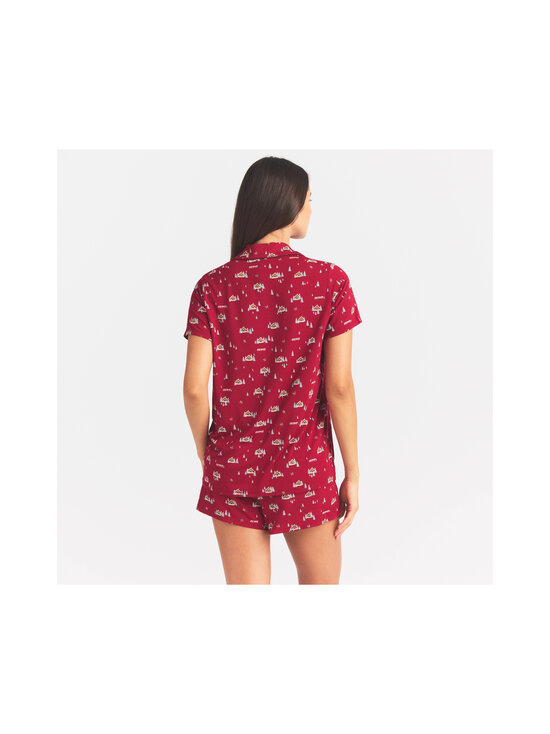SKIMS - Sleep Button Up -pyjama - BRICK FROSTY CABIN | Stockmann - photo 5