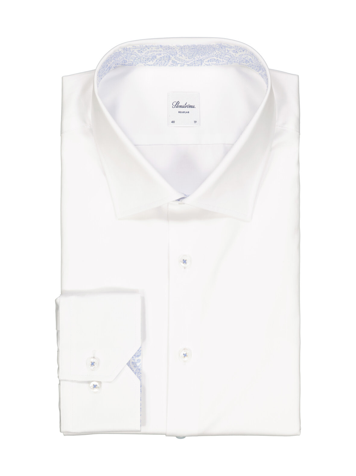 Regular fit c77 contrast -kauluspaita