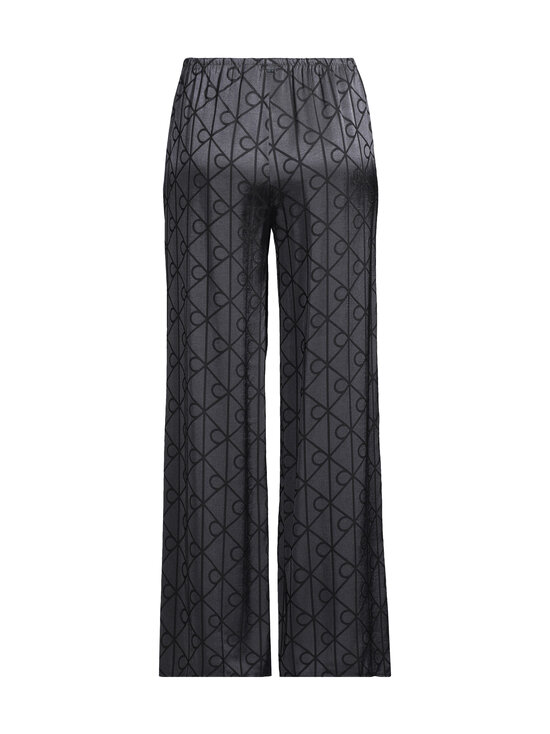 Calvin Klein Underwear - Printtikuvioidut pyjamahousut - ZN1 19519 GIGA SATIN SHINE EMBLEM+BLACK | Stockmann - photo 2