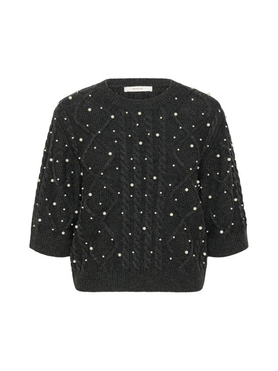 Gestuz - Kampsun GZtaiba Deco - 170 DARK GREY MELANGE | Stockmann - photo 1