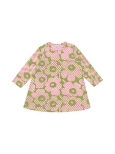 Marimekko - Retkeily Unikko kleita - 630 GREEN, LIGHT PINK | Stockmann