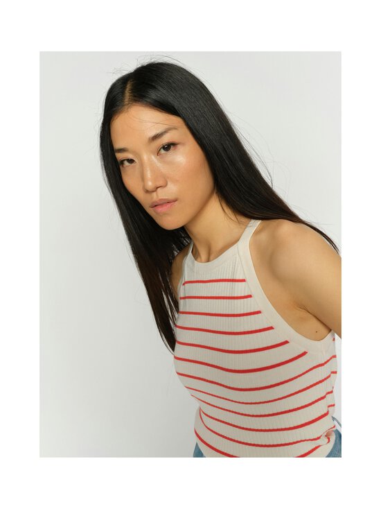 MOS MOSH - MMImanja Caliz Stripe -neuletoppi - 167 SPICY ORANGE | Stockmann - photo 3