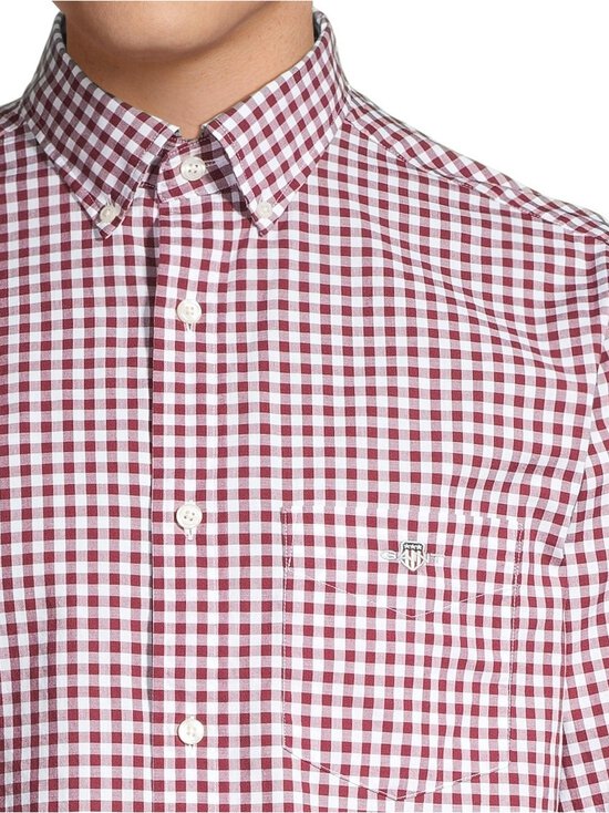 GANT - Classic Poplin Gingham -paita - 638 WINE RED - photo 5 GANT - Classic Poplin Gingham -paita - 638 WINE RED | Stockmann - photo 5