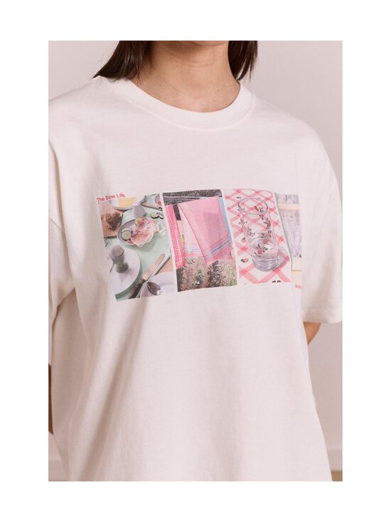 Damson Madder - Slow Life Crossword Graphic t-paita - OFF WHITE | Stockmann - photo 4