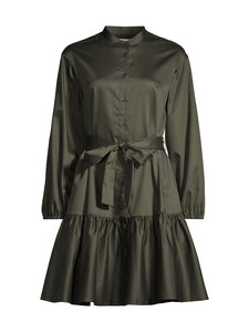 GANT - Puuvillasatiinimekko - 368 DARK MOSS GREEN GANT - Puuvillasatiinimekko - 368 DARK MOSS GREEN | Stockmann