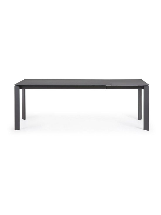 Kave Home - Axis- jatkettava ruokapöytä keraaminen/tummanharmaa 90 x 160/220 cm - GREY | Stockmann - photo 4