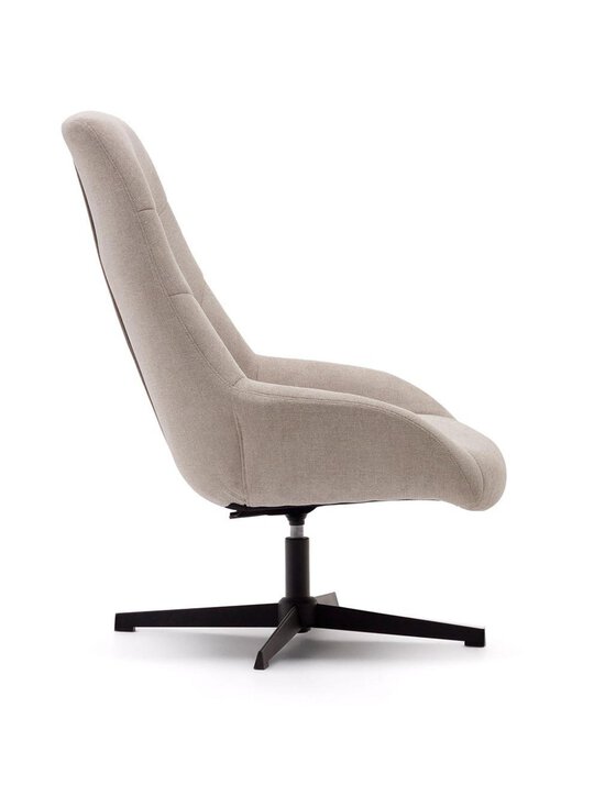 Kave Home - Celida-nojatuoli beige chenille-kangas - BEIGE | Stockmann - photo 3