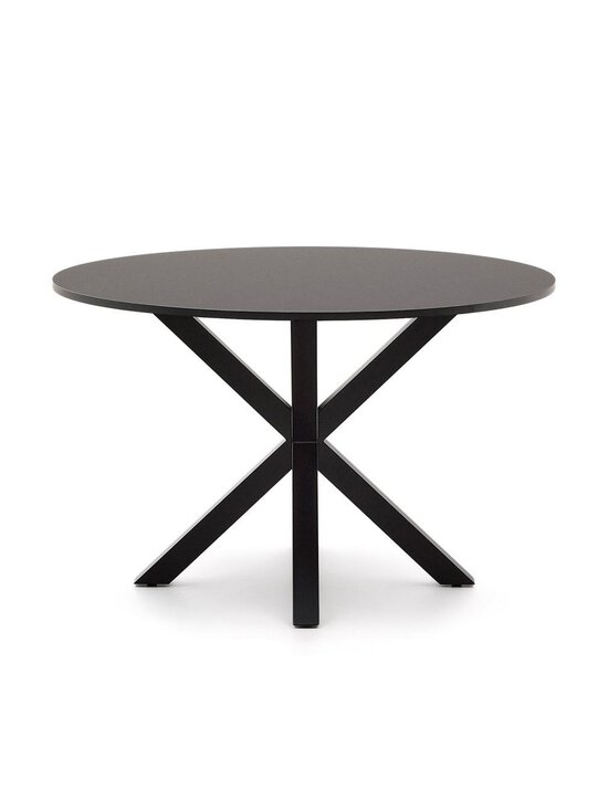 Kave Home - Argo-ruokapöytä musta ⌀ 120 cm - BLACK | Stockmann - photo 2