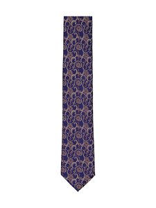 Stockholm Kravatt - Siidilips Flower Vine - 28 NAVY/BROWN | Stockmann