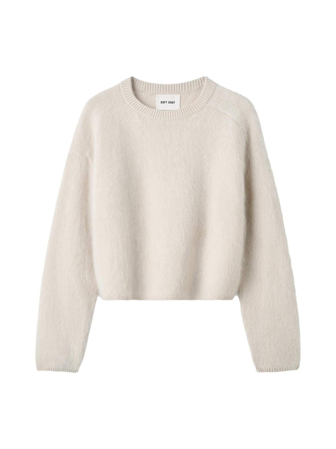 Brushed crewneck -kashmirneule