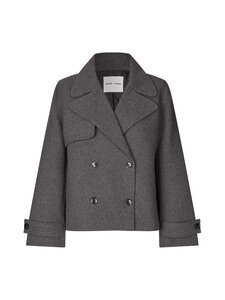 Samsoe Samsoe - Samarta-villakangastakki - CLR000659 DARK GREY MEL. Samsoe Samsoe - Samarta-villakangastakki - CLR000659 DARK GREY MEL. | Stockmann