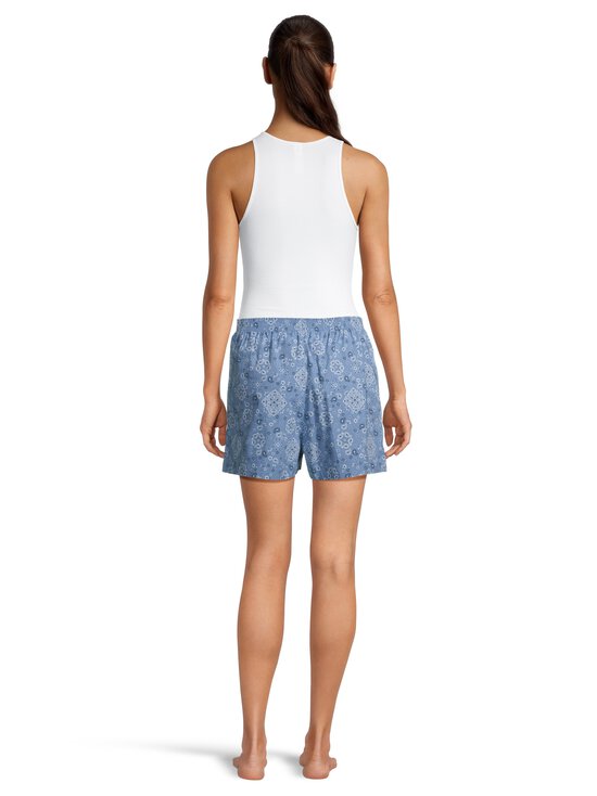 SKIMS - Cotton Poplin Sleep Tank And Boxer Set pidžamas tops un šorti - ARCTIC SNOW BANDANA | Stockmann - photo 5