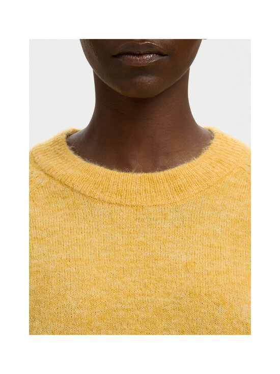Selected - SlfLulu O-neck -neule - OCHRE DETAIL:MELANGE | Stockmann - photo 5
