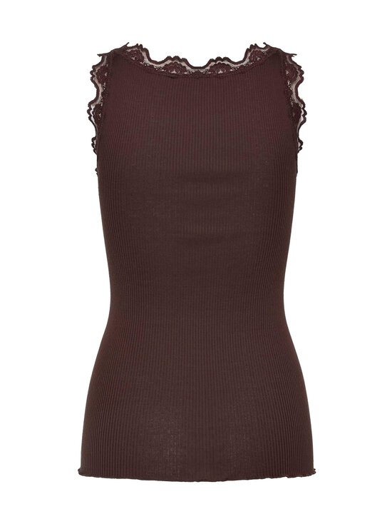 Rosemunde - RWBabette Silk SL U-neck Lace Top Rosemunde - WINE | Stockmann - photo 4