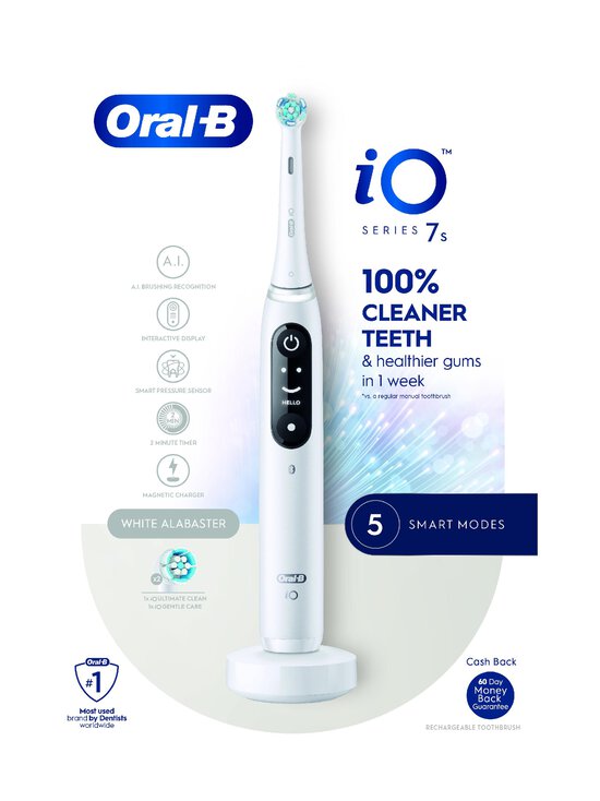 Oral-B - Electric Toothbrush iO7 -sähköhammasharja - WHITE - photo 2 Oral-B - Electric Toothbrush iO7 -sähköhammasharja - WHITE | Stockmann - photo 2