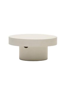 Kave Home - Aiguablava-sohvapöytä valkoinen ⌀ 66 cm - WHITE | Stockmann