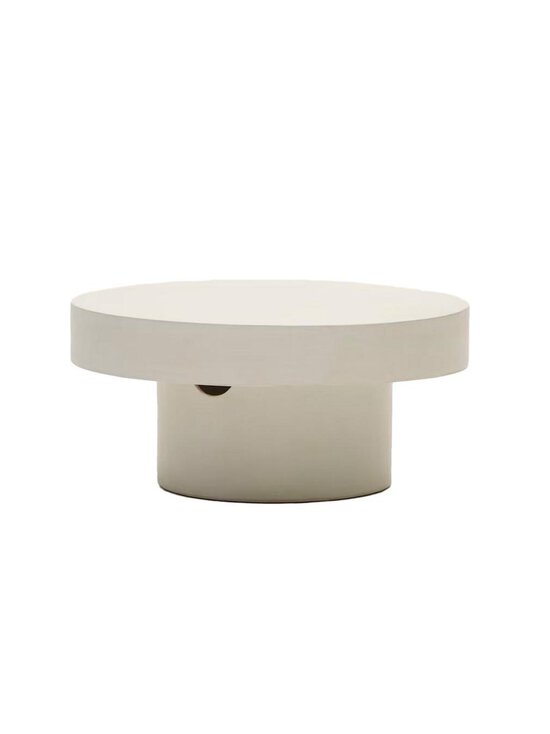 Kave Home - Aiguablava-sohvapöytä valkoinen ⌀ 66 cm - WHITE | Stockmann - photo 1