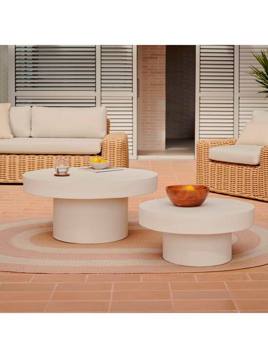 Kave Home - Aiguablava-sohvapöytä valkoinen ⌀ 66 cm - WHITE | Stockmann - photo 5