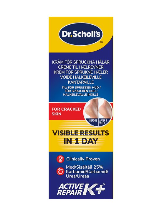 Dr.Scholl's - Active Repair K+ krēms sasprēgājušiem papēžiem 60 ml | Stockmann - photo 1