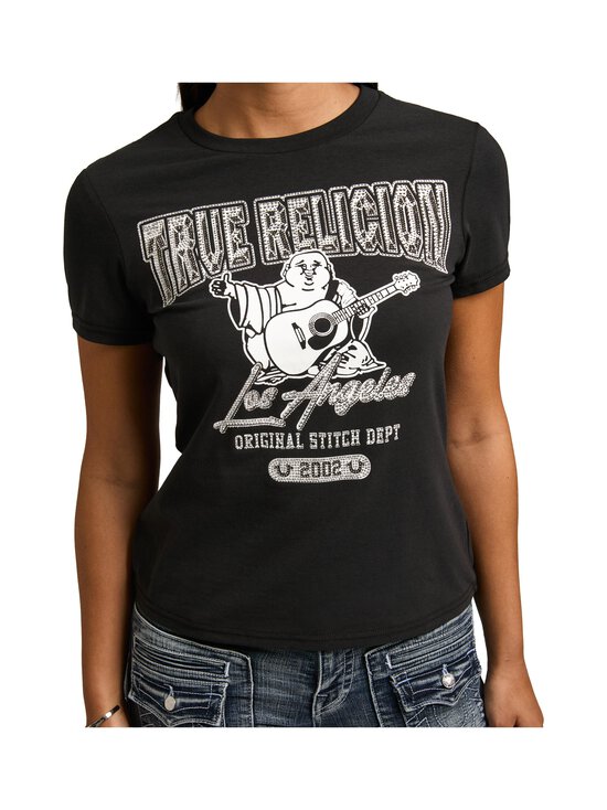 True Religion - Crystal Buddha t-paita - JET BLACK | Stockmann - photo 1