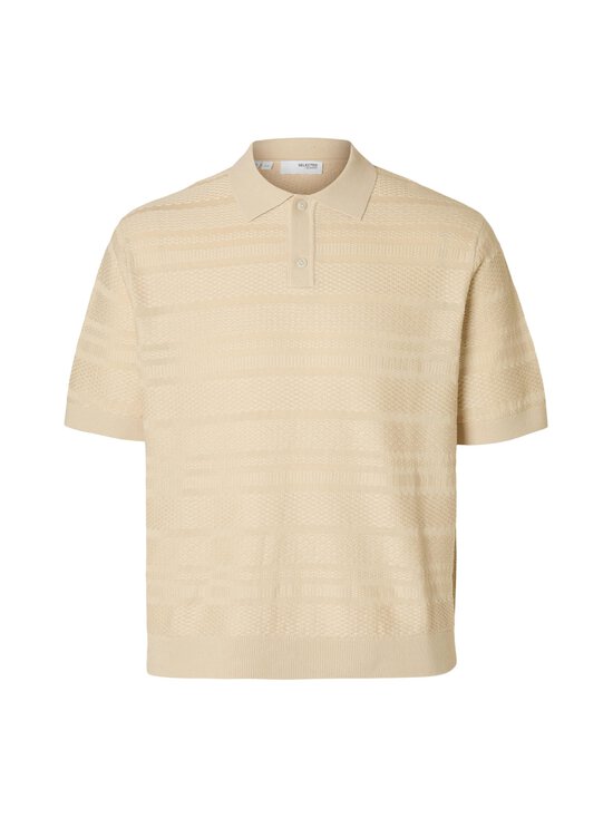 Selected - SlhFoam Structure polo krekls - OATMEAL - photo 1 Selected - SlhFoam Structure polo krekls - OATMEAL | Stockmann - photo 1