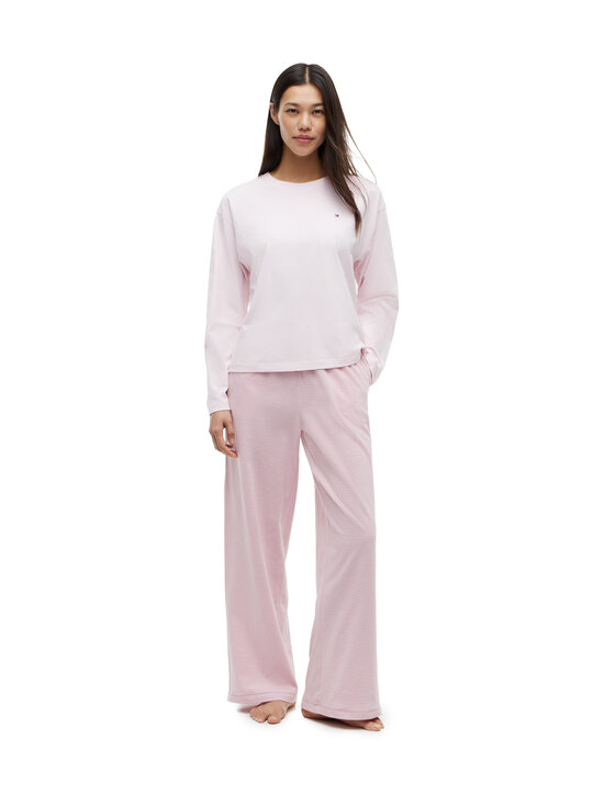 Tommy Hilfiger - Jersey-pyjama - 05G L PINK / MINI STP LITTLE ROSEY | Stockmann - photo 1