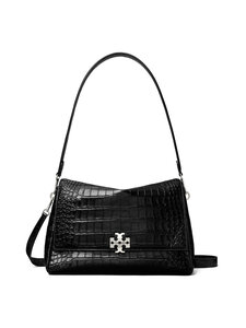 Tory Burch - Charlie Embossed Croc plecu soma - 001 BLACK | Stockmann