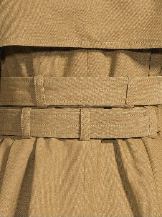 Ganni - Workwear Canvas Short Peplum -takki - 840 ERMINE | Stockmann - photo 5
