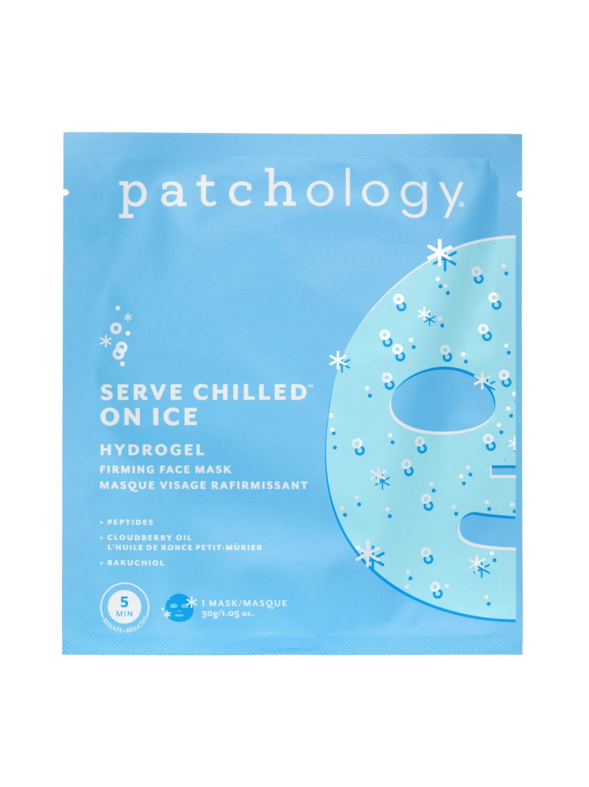 Patchology Serve chilled™ on ice firming hydrogel mask -kasvonaamio